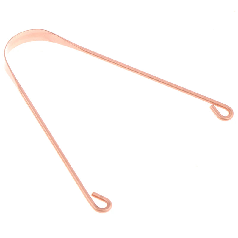 Pure Copper Tongue Scraper for Fresh Breath - 8