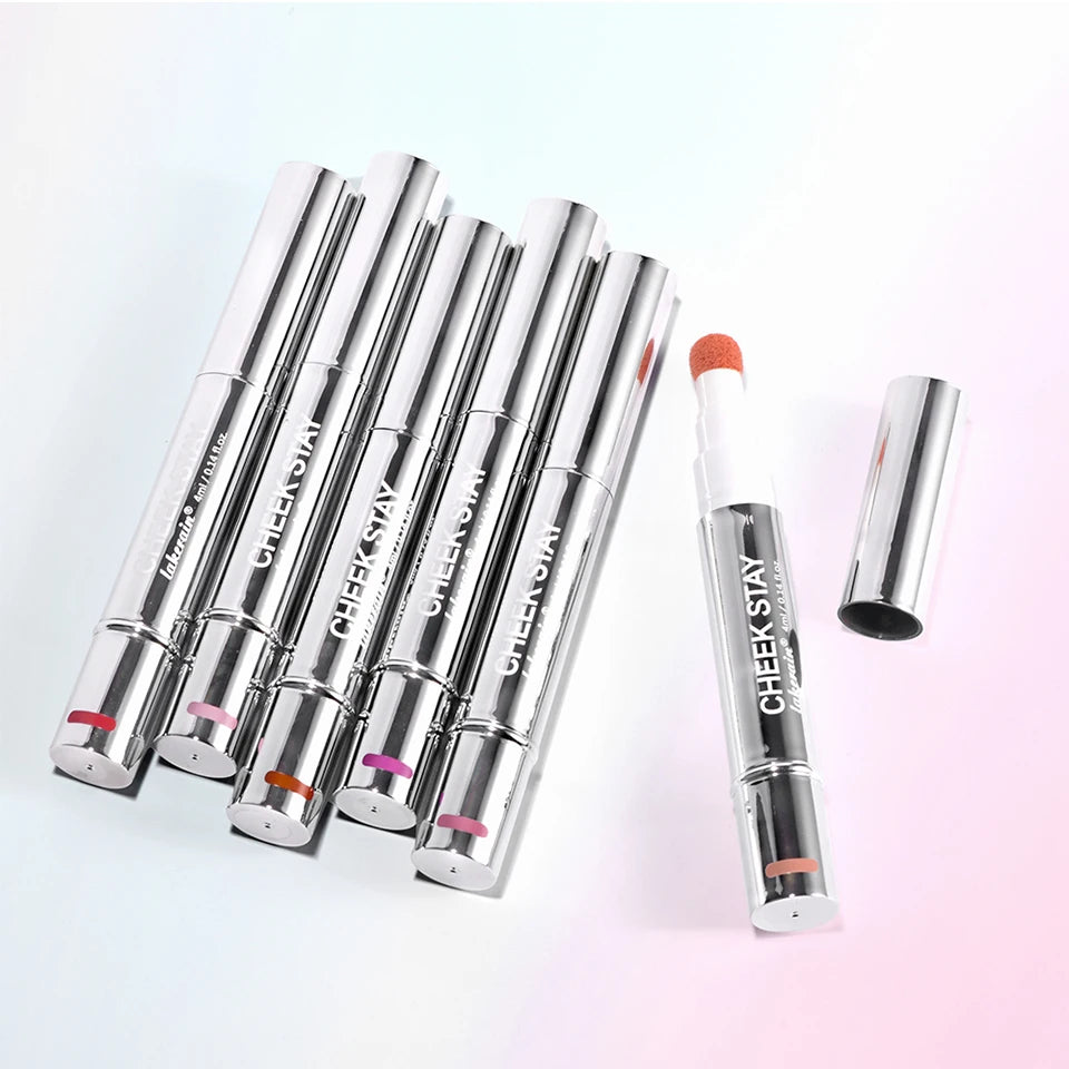 Liquid Blush Stick with Sponge Tip for Natural Glow - 17