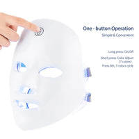 7-Color LED Photon Light Therapy Facial Mask