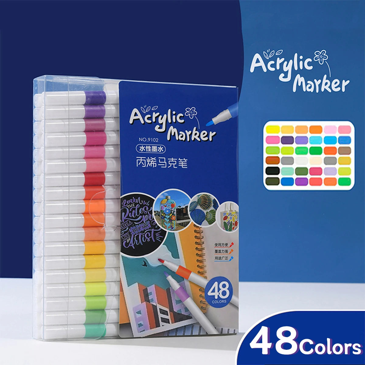 Professional Acrylic Paint Marker Set for Artists - 11