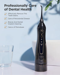 Portable Cordless Water Flosser for Teeth and Gum Health
