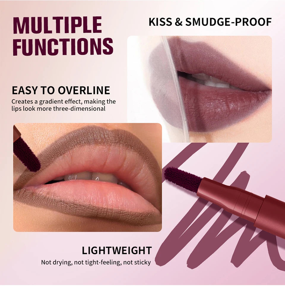 Dual-Sided Long-Lasting Lip Contour & Fill Stain - 10