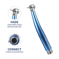 LED Dental High-Speed Handpiece with Triple Water Spray