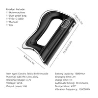 Electric Muscle Scraping & Heated Fascia Massage Tool