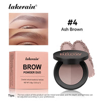 Dual-Tone Waterproof Eyebrow Powder for Natural Definition