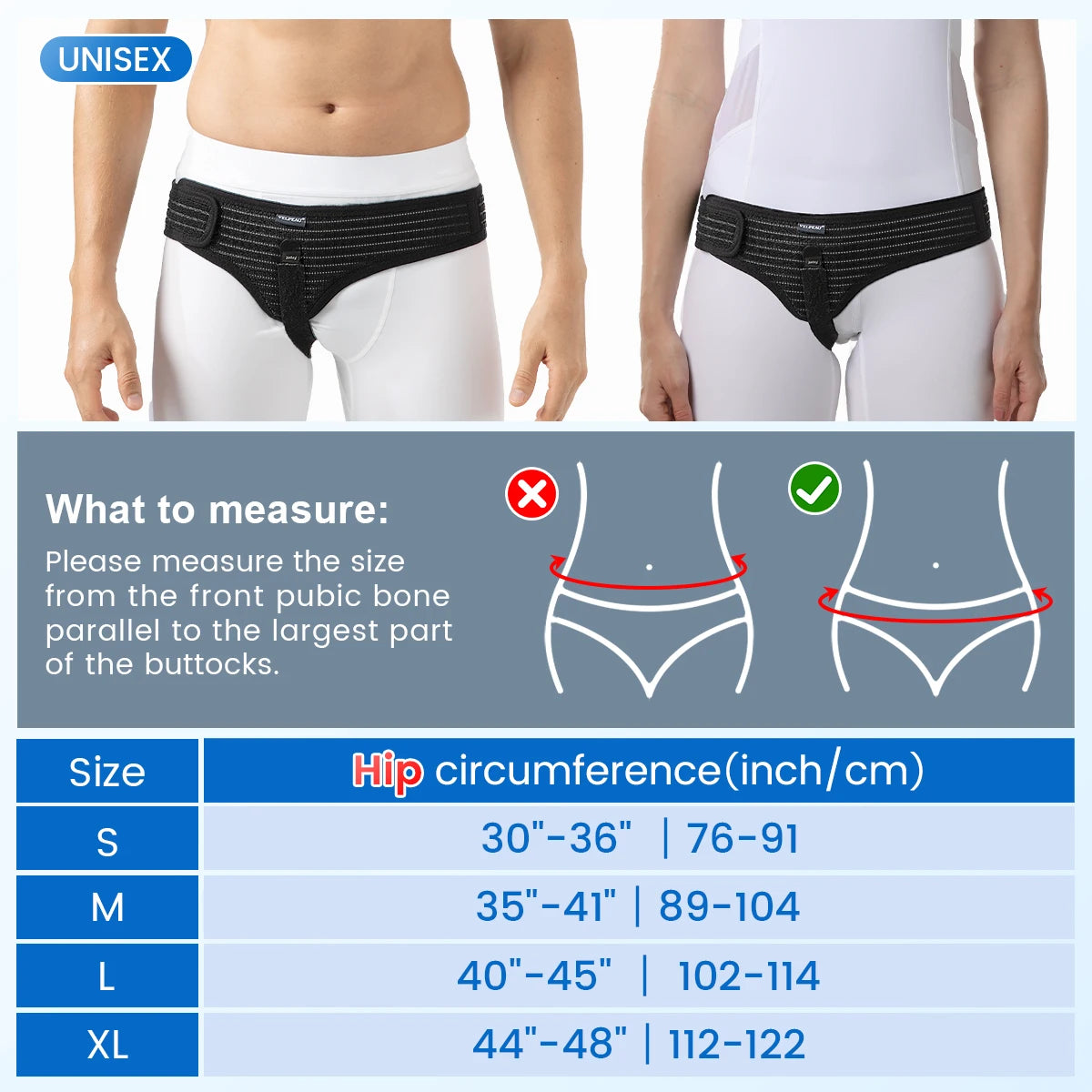 Adjustable Hernia Support Belt for Groin Pain Relief - 6