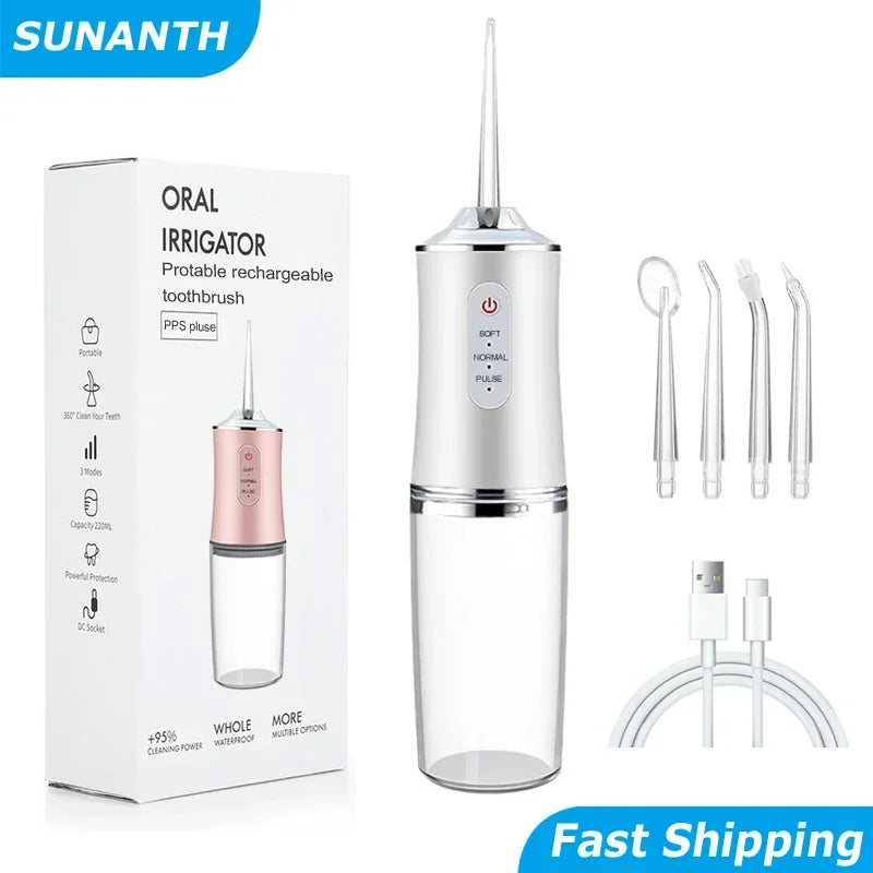 Portable Cordless Water Flosser for Deep Cleaning - 10