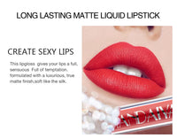 6-Piece Waterproof Matte Liquid Lipstick Set