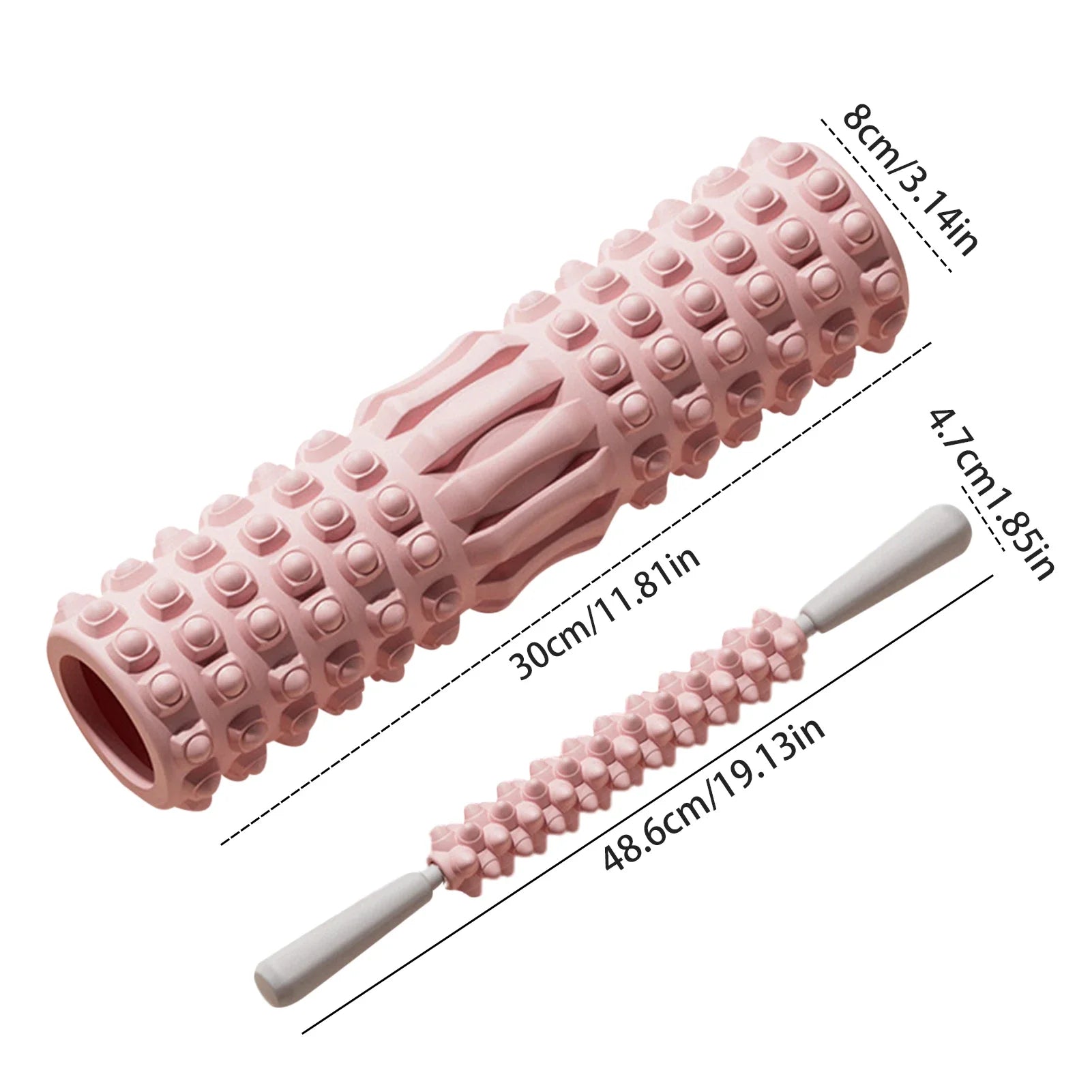 High-Density Foam Muscle Recovery Roller for Deep Tissue Massage - 25