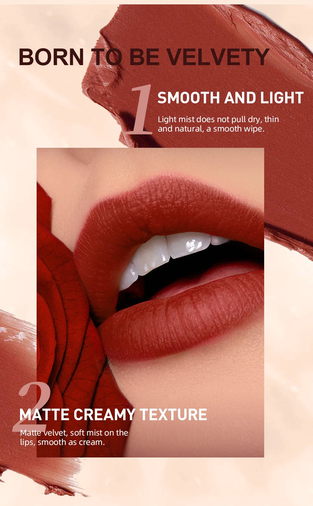 Matte Lipstick and Lip Liner Duo Set - 11