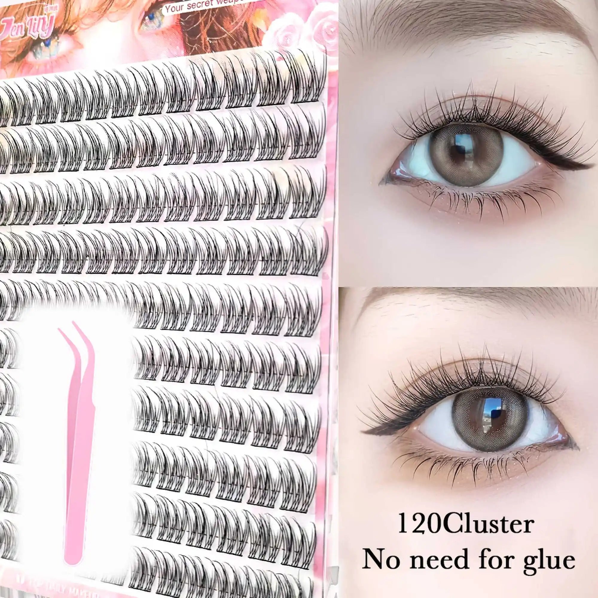 Glue-Free Manga Style DIY Eyelash Extension Kit - 6