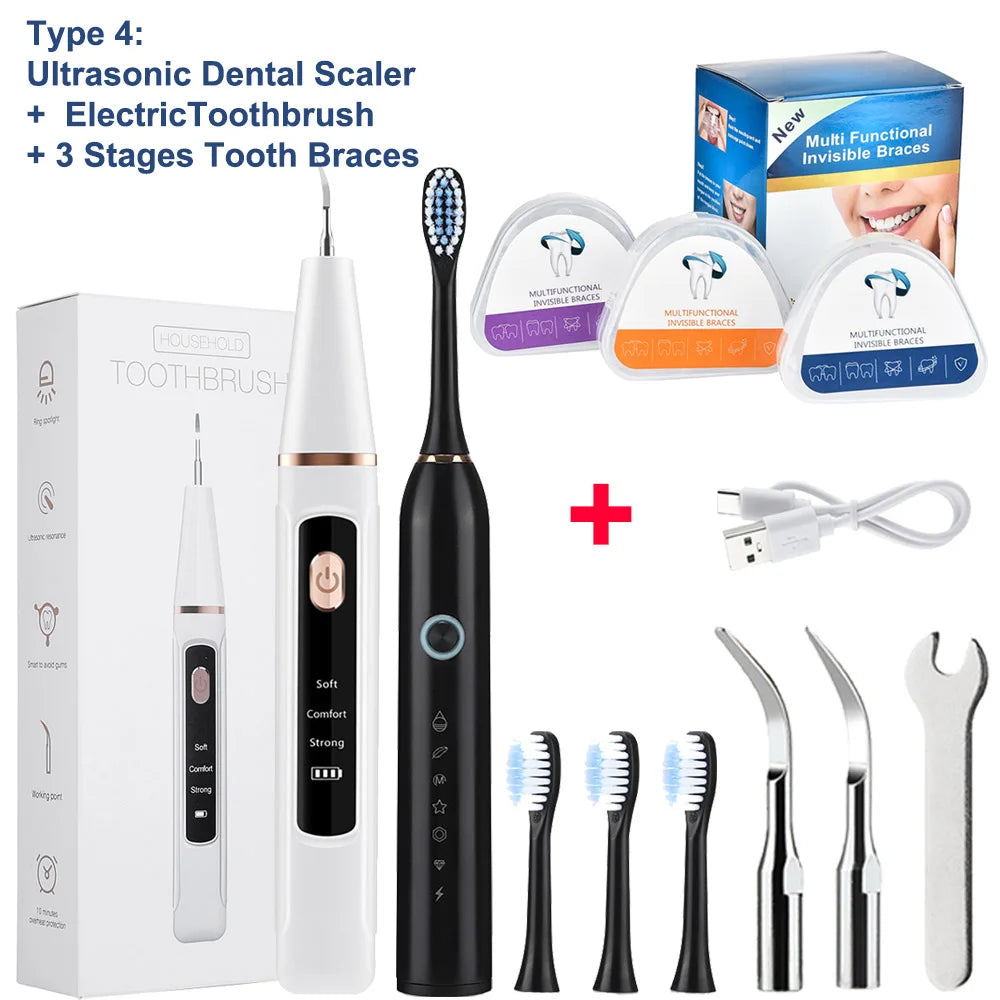 Complete Ultrasonic Dental Care & Teeth Whitening System - 26