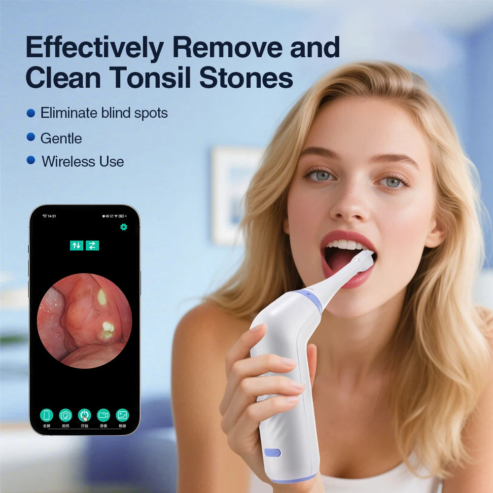 HD Visible Tonsil Stone Removal Vacuum Kit - 7