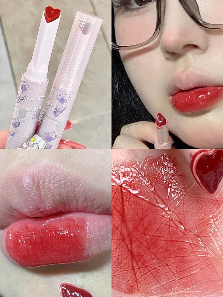 Moisturizing Heart-Shaped Jelly Tint Lipstick - 27