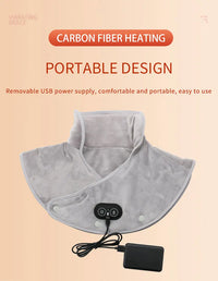 Electric Heated Neck and Shoulder Wrap for Pain Relief