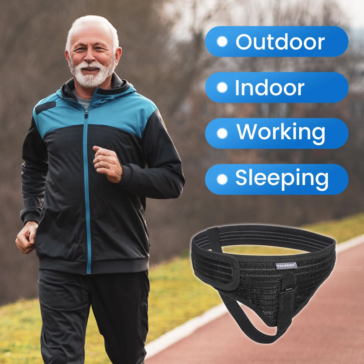Adjustable Hernia Support Belt for Groin Pain Relief - 9