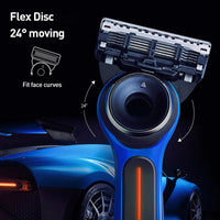 Premium Heated Shaving Razor with Magnetic Charging Stand