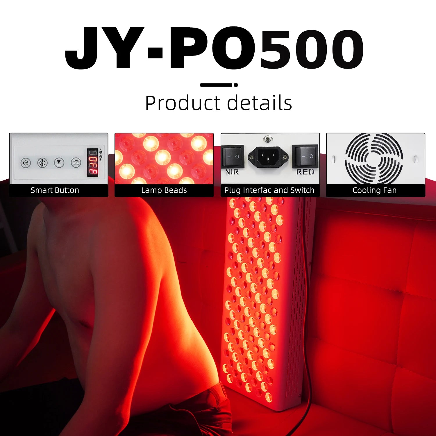 Professional Red Light Therapy Panel for Skin and Recovery - 14