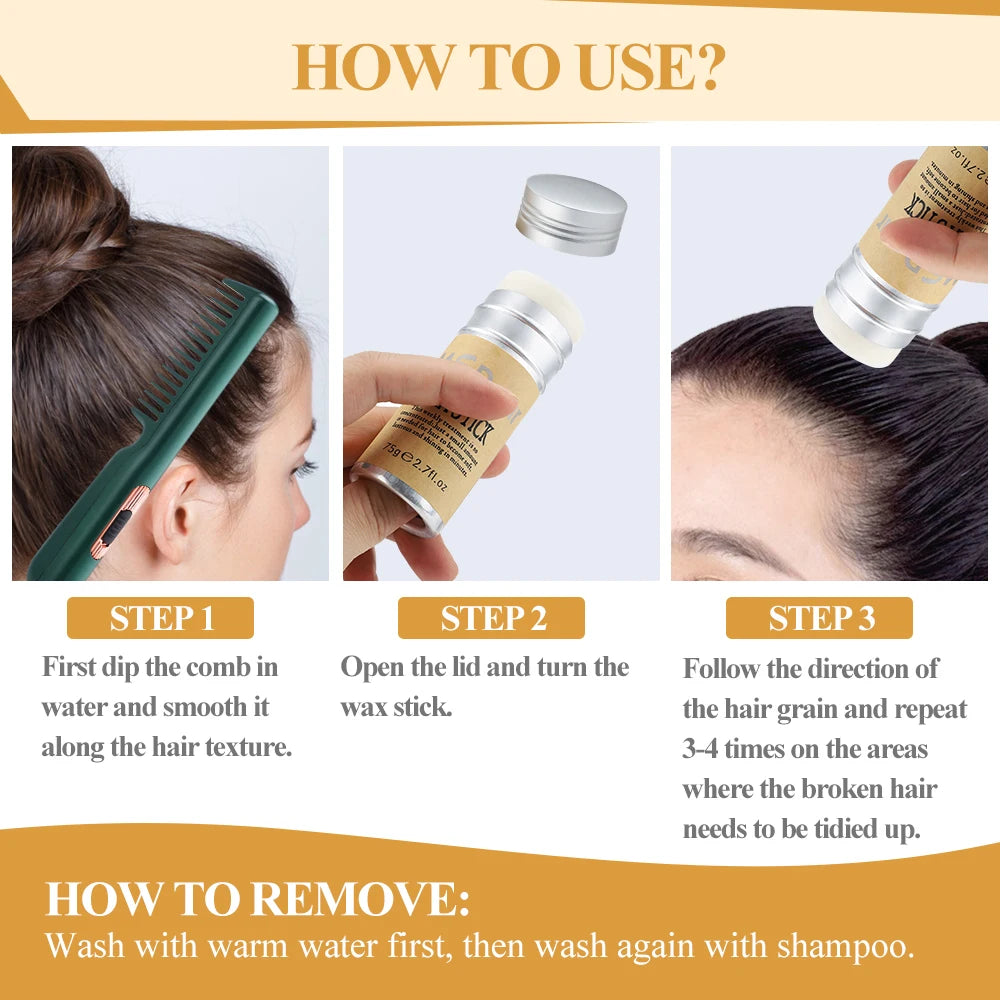 Smoothing Hair Wax Stick for Frizz and Flyaways - 13