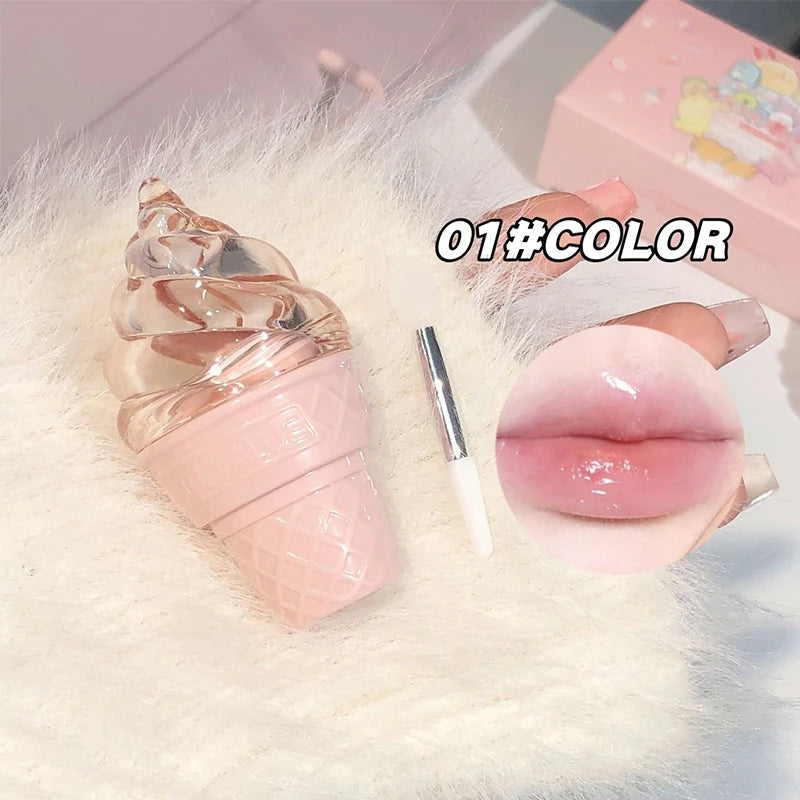 Hydrating Ice Cream Lip Gloss for Smooth, Glossy Lips - 5
