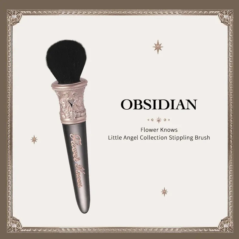 Premium Soft Goat Hair Makeup Brush for Highlighter and Blush - 10