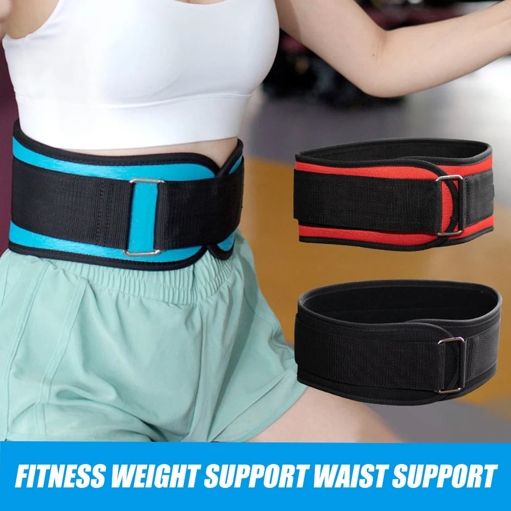 Self-Locking Weight Lifting Belt for Stability and Support - 7