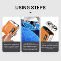 Portable Waterproof Electric Shaver for Men
