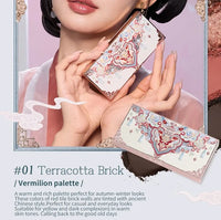 6-Color Embossed Eyeshadow Palette for All-Day Wear