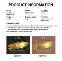 Professional Eyelash Lift and Eyebrow Tinting Kit