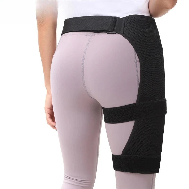 Heated Hip and Thigh Support Brace for Pain Relief - 2