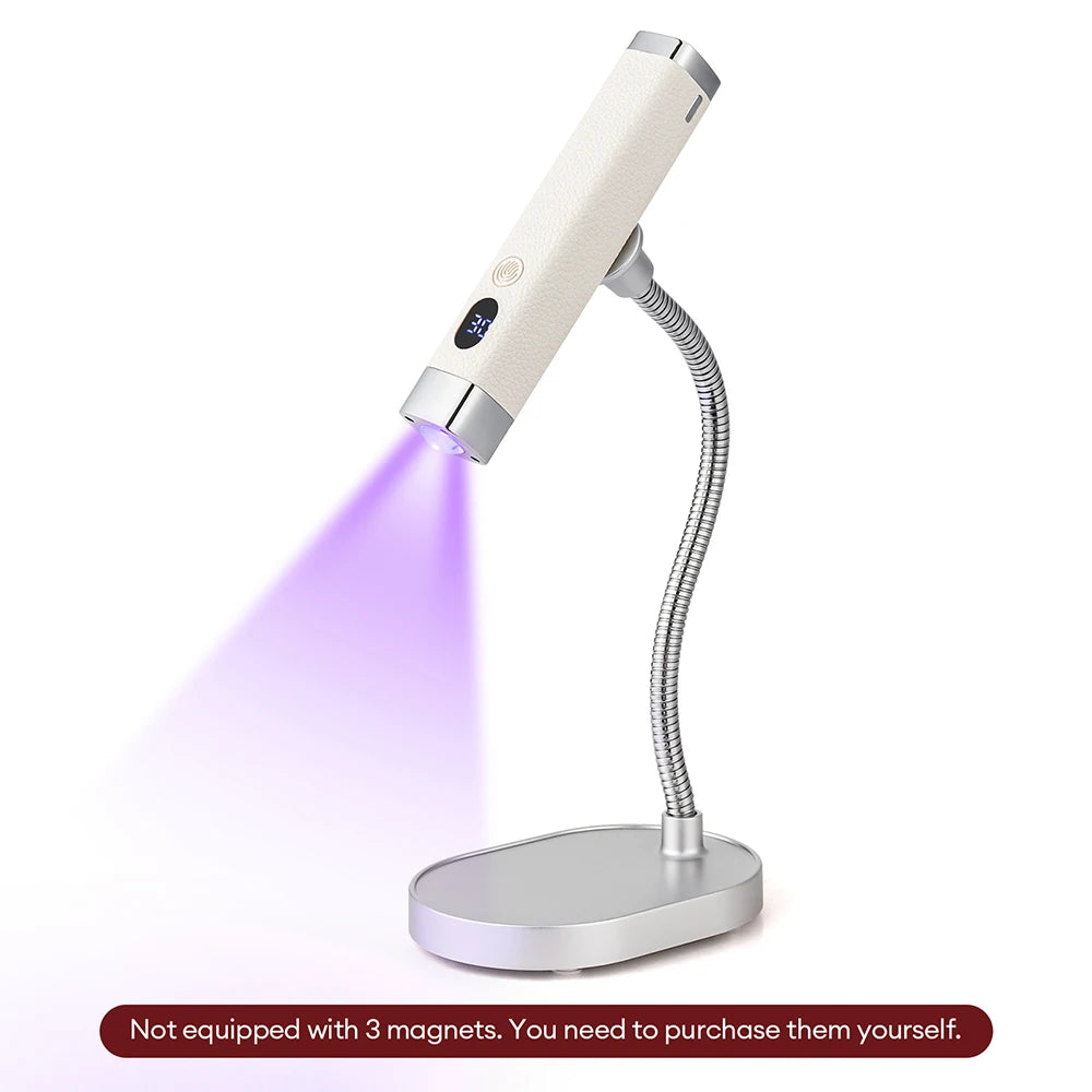 Portable 2-in-1 Magnetic UV LED Nail Curing Lamp - 24