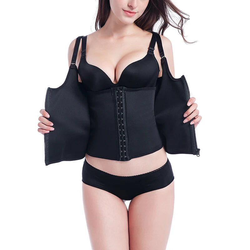 Zipper Waist Trainer Vest for Tummy Control and Posture - 16