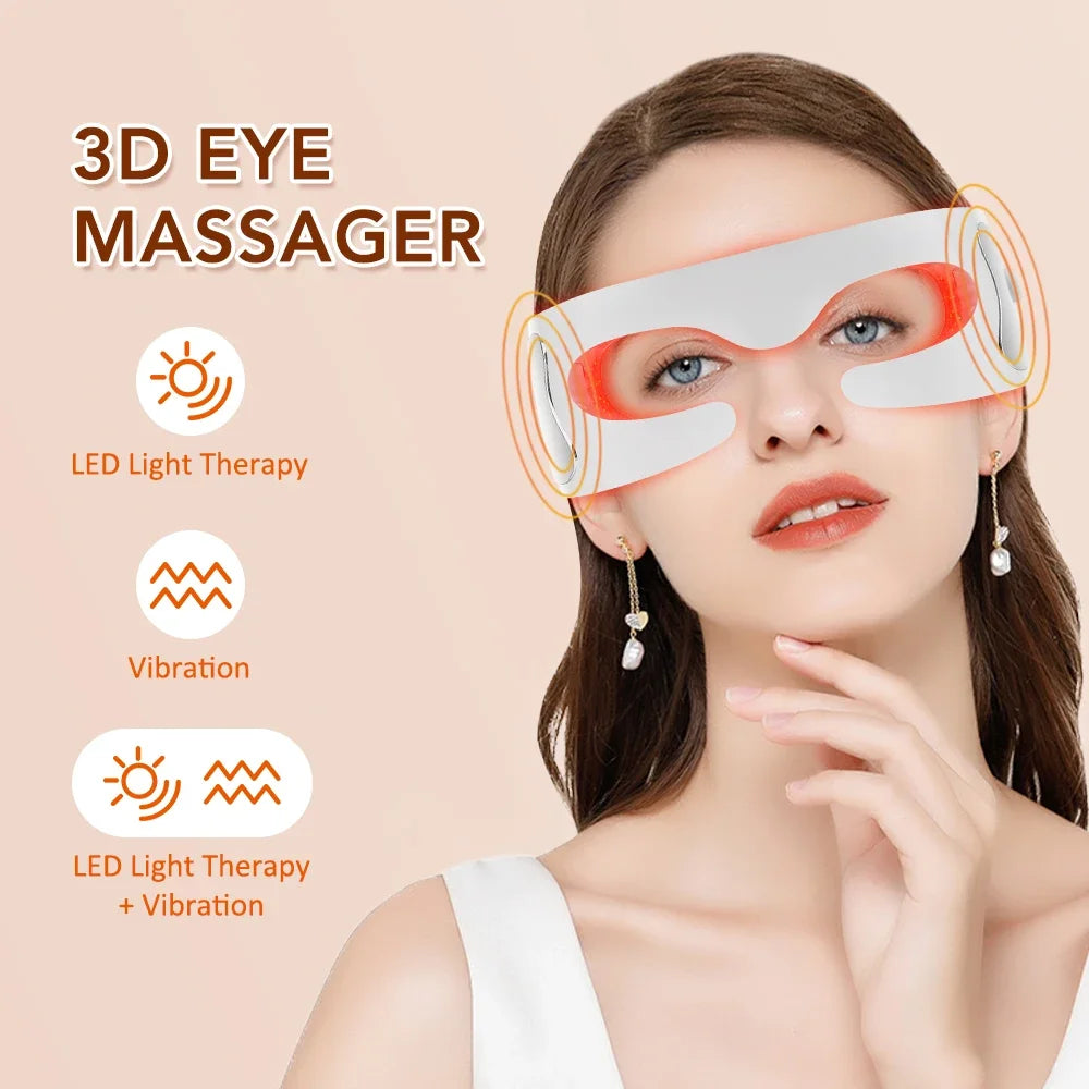 3D Red Light Therapy Eye Massager for Fatigue and Dark Circles - 7
