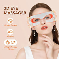 3D Red Light Therapy Eye Massager for Fatigue and Dark Circles