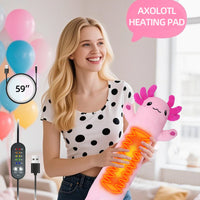 Axolotl Heated Plushie for Cramp Relief