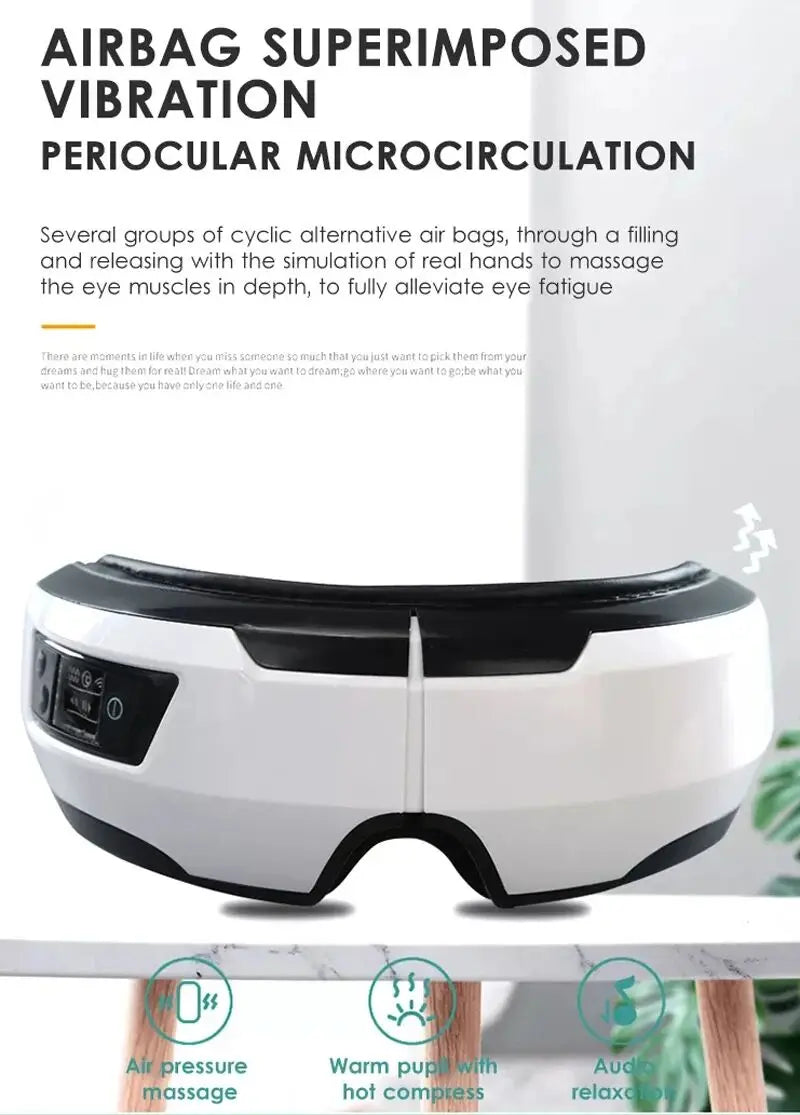 4D Smart Heated Eye Massager for Fatigue and Dark Circles - 7