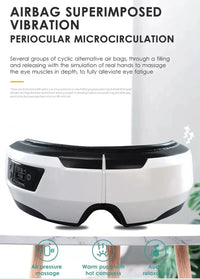 4D Smart Heated Eye Massager for Fatigue and Dark Circles