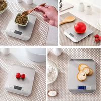 Digital Stainless Steel Kitchen Scale for Baking and Cooking