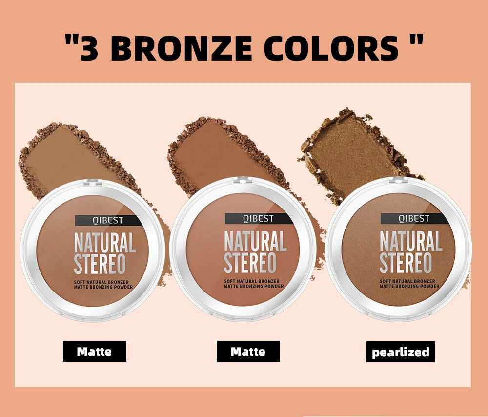 3-in-1 Face Contouring & Highlighting Powder Palette - 13