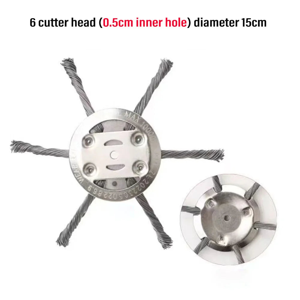 Steel Wire Weed Trimmer Head for Garden Maintenance - 18