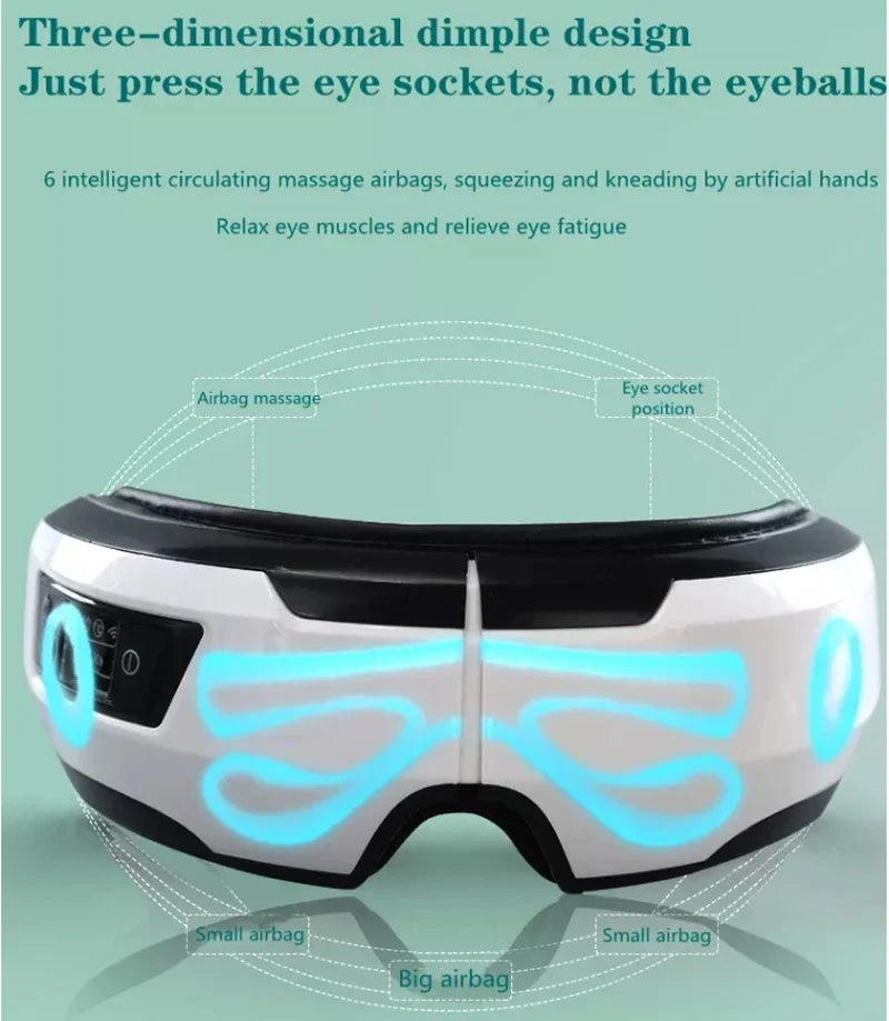 4D Smart Heated Eye Massager for Fatigue and Dark Circles - 16