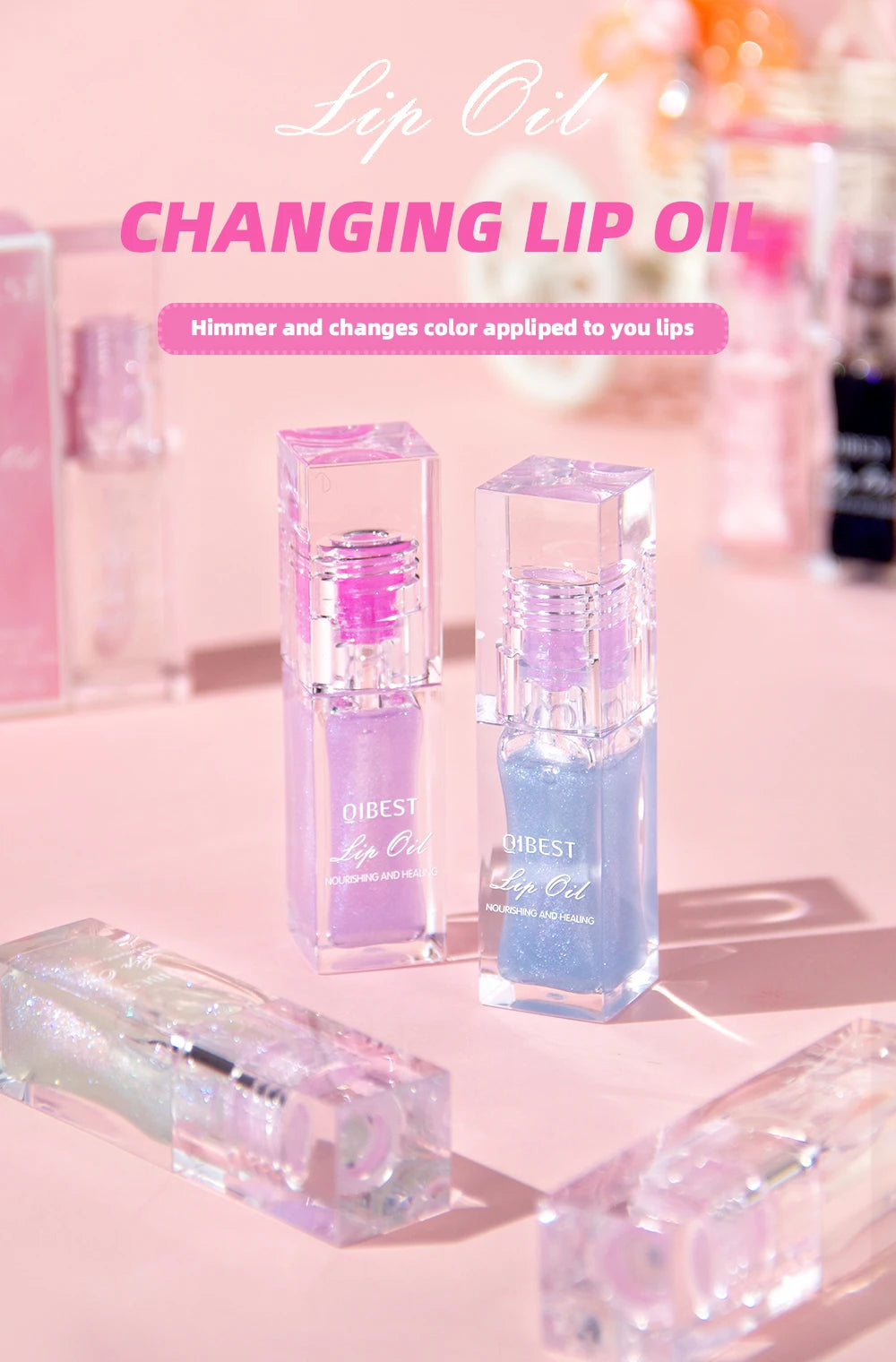 Color-Changing Hydrating Lip Oil Gloss - 7