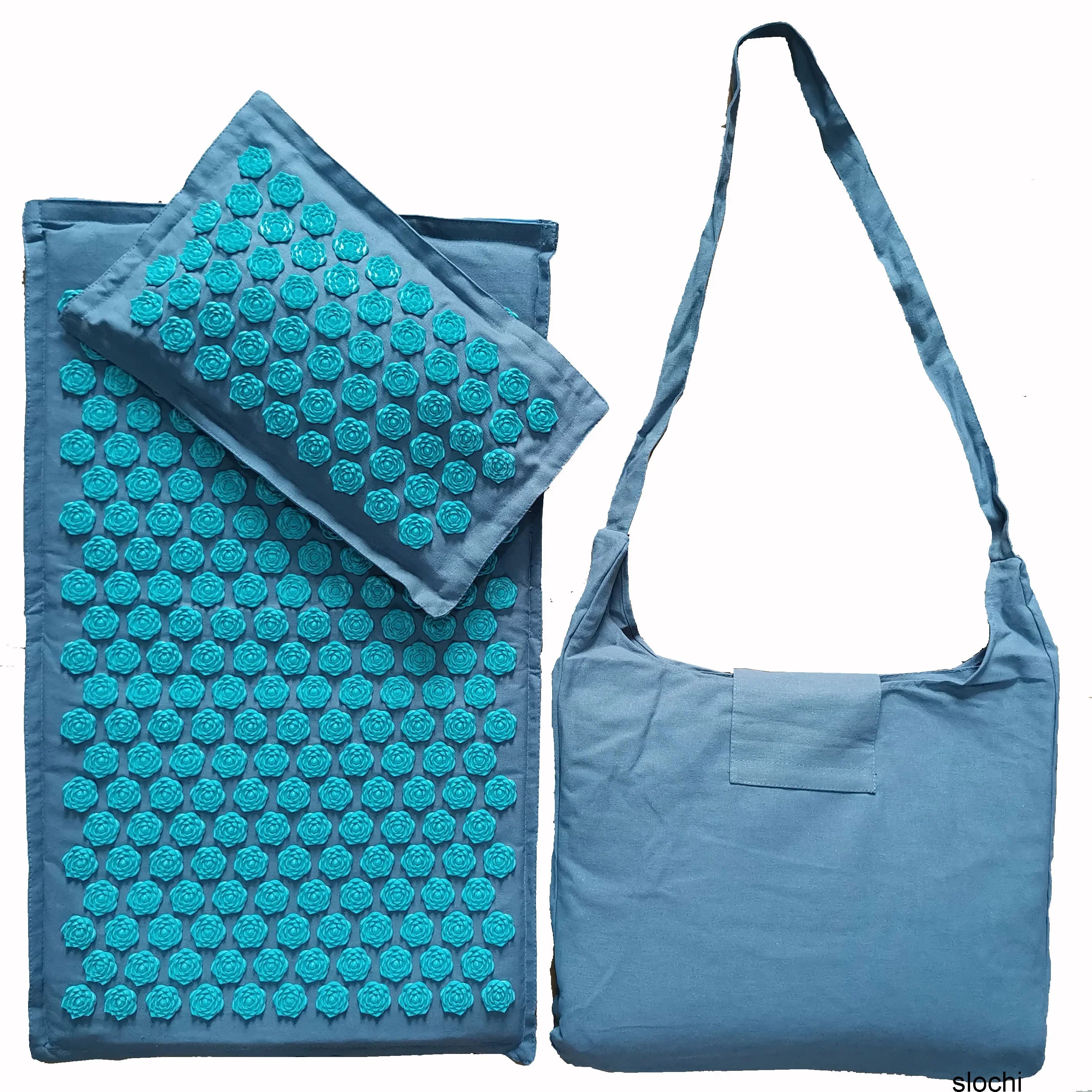 Acupressure Massage Mat and Pillow Set for Muscle Relief - 1