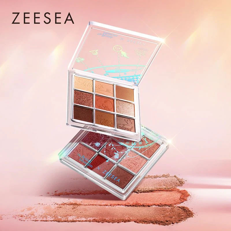 9-Color Waterproof Eyeshadow Palette for Professional Looks - 4