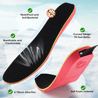App-Controlled Rechargeable Heated Insoles for Winter
