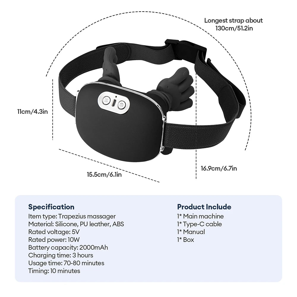 4D Bionic Neck and Shoulder Kneading Massager - 18