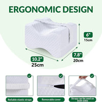 Ergonomic Memory Foam Knee Pillow for Side Sleepers