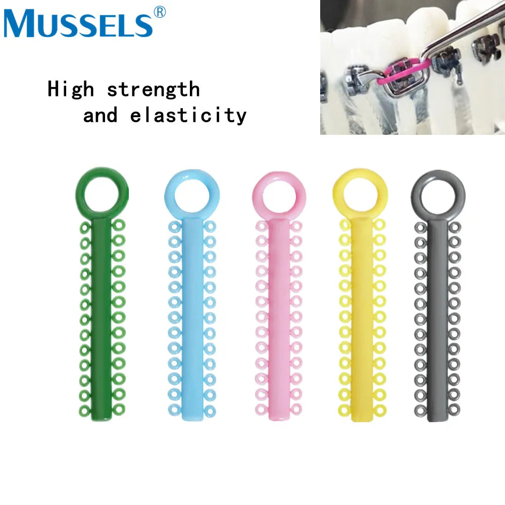 Orthodontic Elastic Ligature Ties for Dental Braces - 3