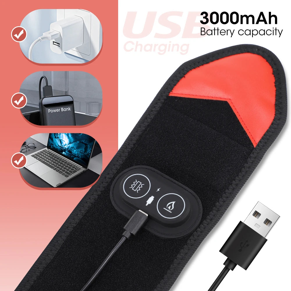 Red Light Therapy Heating Wrap for Joint & Muscle Pain Relief - 15