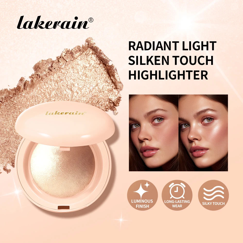 Silken Touch Baked Highlighter Powder for Radiant Glow - 2